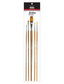 KCK PREMIUM NYLON LONG HANDLE ARTIST BRUSH - BR LH09